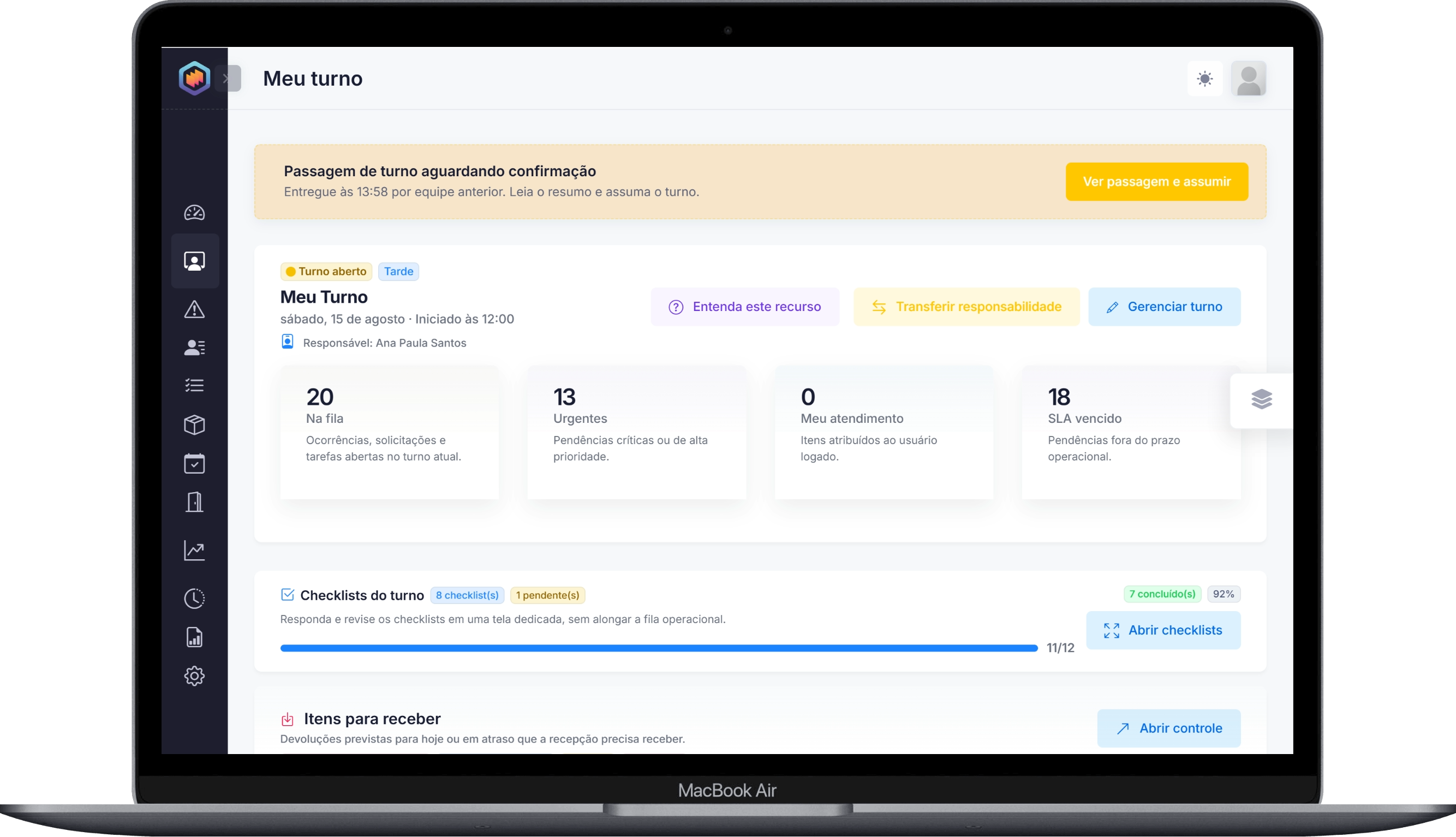 TRIVEE Logbook para continuidade operacional do hotel